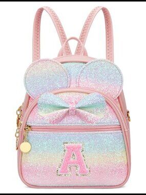 Mini Backpack Purse Faux Leather Kids Toddler Girls Adjustable Detachable Strap